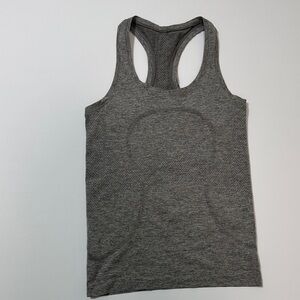 Lululemon 4 Gray Racerback Tank Top